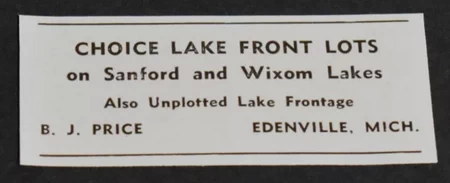 Edenville - 1947 Print Ad